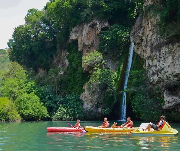 Campsite Camping Cascade Aveyron Saint-Rome-de-Tarn